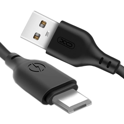 кабель xo nb103 usb - microusb 2.1a/2m (чорний) 