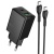 Мережевий Зарядний Пристрій Hoco N71 1USB/18W/QC3.0 + 1Type-C/30W/PD + (Type-C - Type-C) (Чорний) мережевий зарядний пристрій hoco n71 1usb/18w/qc3.0 + 1type-c/30w/pd + (type-c - type-c) (чорний)