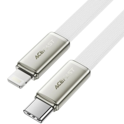 кабель acefast c24-01 type-c - lightning (1.2м) 30w (білий) 
