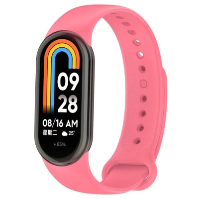 ремінець для xiaomi mi band 8/9/10 (яскраво-рожевий) 