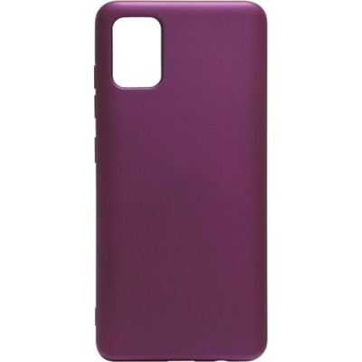 Купить силіконовий чохол soft silicone case для samsung a515 galaxy a51 - purple онлайн