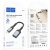 перехідник hoco ua24 type-c to usb 3.0 (сірий) 