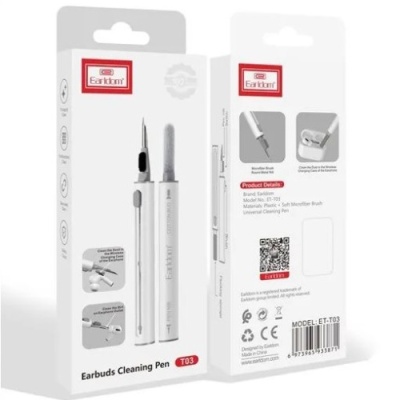 інструмент-ручка для догляду за смартфоном/навушниками earldom et-t03 white 