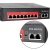 POE комутатор QPS208G POE+2GE 120W poe комутатор qps208g poe+2ge 120w