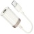 Перехідник HOCO UA41 USB - RJ45 (білий apricot) перехідник hoco ua41 usb - rj45 (білий apricot)