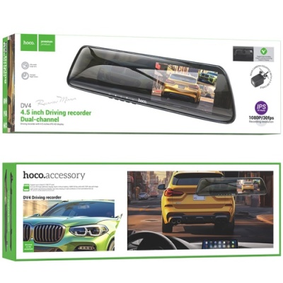 Відеореєстратор Hoco DV4 (Чорний)
