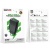 мережевий зарядний пристрій borofone bas74a 1usb/18w/qc3.0 + 1type-c/20w/pd (чорний) 