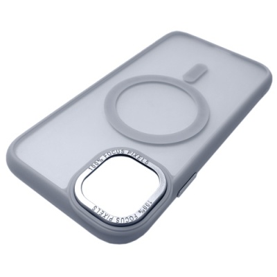 Купить чохол space tpu+pc color matte with magsafe для apple iphone 15 (grey) онлайн