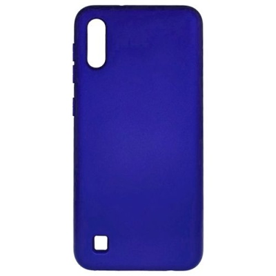 Купить силіконовий чохол soft silicone case для samsung a015 galaxy a01 - blue онлайн