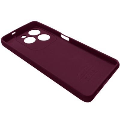Купить чохол soft silicone case full для infinix hot 40/40 pro (бордовий) онлайн