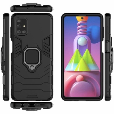 Купить чохол-накладка armor magnet для samsung m515 galaxy m51 - black онлайн