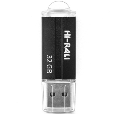 usb флеш-накопичувач hi-rali corsair 32gb (чорний) 