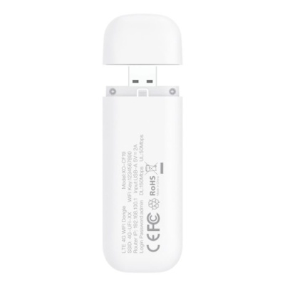 модем xo cf19 portable mobile wifi transmitter (free sim) (білий) 