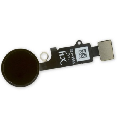 шлейф для apple iphone 7, iphopne 7 plus. iphone 8, iphone 8 plus центральна кнопка home (муляж) black