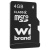 карта пам'яті wibrand microsdhc 4gb 4 class (чорний) 