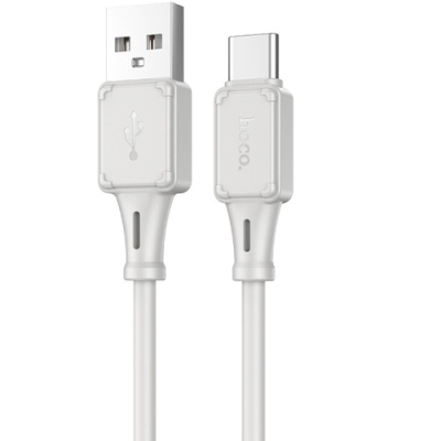 кабель hoco x101 silicone usb - type-c 3.0a/1m (сірий) 