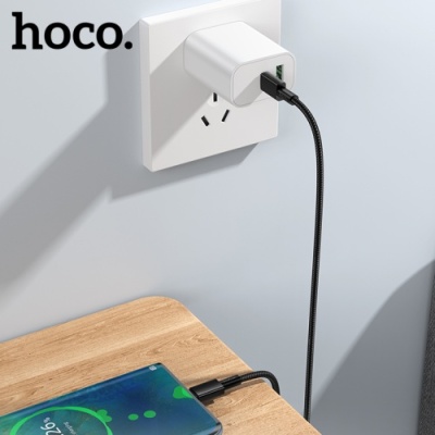 кабель hoco x119 type-c - type-c 60w/1m (чорний) 