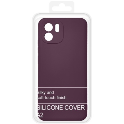 Купить силіконовий чохол soft silicone case для xiaomi redmi a1/a2 (бордовий) онлайн