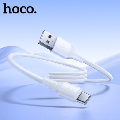 кабель hoco x120 usb - type-c 3.0a/1m (білий) 