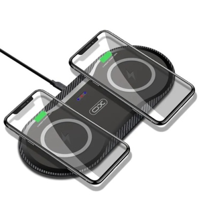 безпровідний зарядний пристрій xo wx025 20w 2 in 1 (чорний) 
