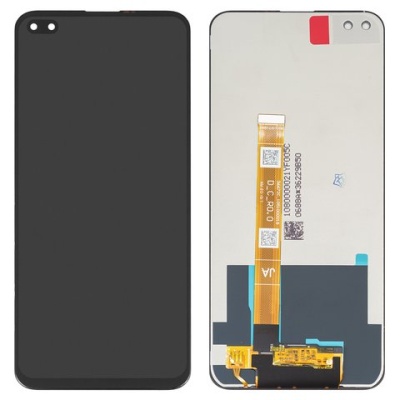 дисплей для realme 6 pro, чорний, без рамки, (original china)