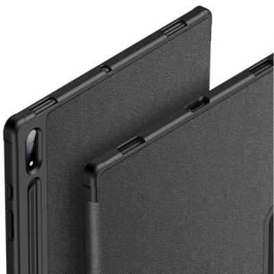 Купить чохол dux ducis domo для samsung tab s10 ultra/s9 ultra/s8 ultra with s pen holder & auto sleep wake (black) онлайн