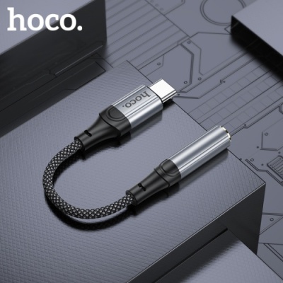 перехідник hoco ls36 type-c - aux (3.5mm)(female) (чорний) 
