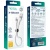 кабель ridea rc-xs51 x-silicone usb - lightning 12w 0.25m (бiлий) 
