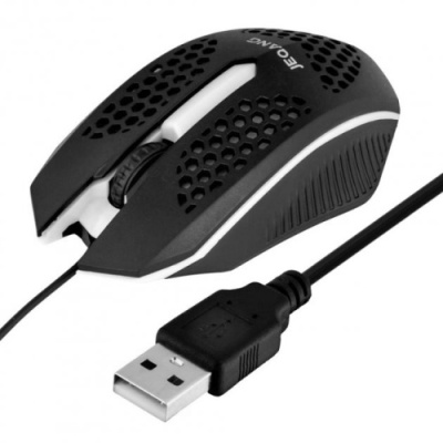 мишка дротова jeqang jm-600 (чорний) 