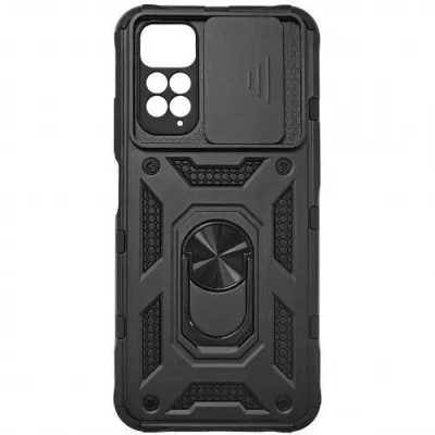 Купить чохол-накладка armor magnet camshield для xiaomi redmi note 11 pro - black онлайн
