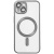 Купить чохол tpu metallic full camera with magsafe для apple iphone 13 (matte silver) онлайн