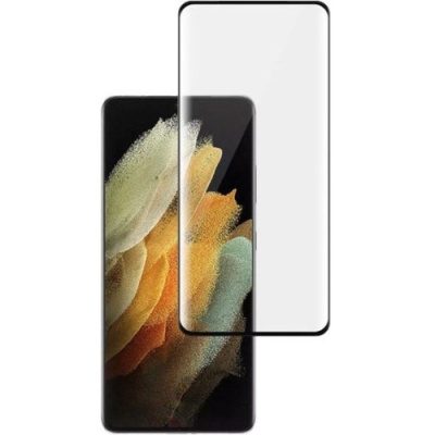 захисне скло glass 5d premium для samsung g998 galaxy s21 ultra (чорний) 