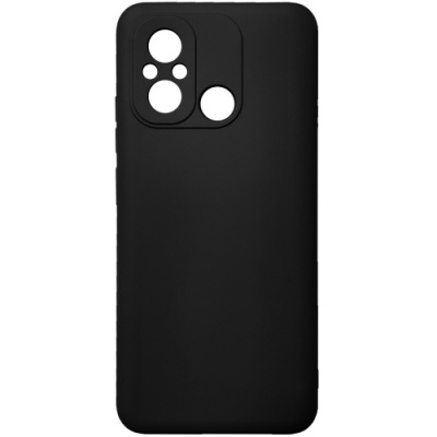 Купить силіконовий чохол soft silicone case для xiaomi redmi 12c (чорний) онлайн