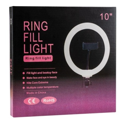 кільцева лампа fill light 26cm (dx-260) 