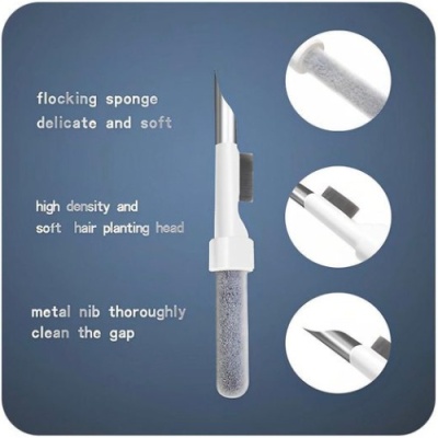 інструмент-ручка для догляду за смартфоном/навушниками earldom et-t04 white 