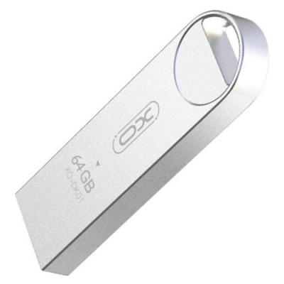 usb флеш-накопичувач xo dk01 usb2.0 64gb (сталевий) 