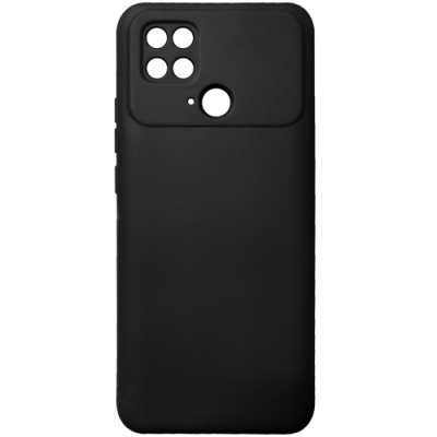 Купить силіконовий чохол silicone cover для xiaomi poco c40 (чорний) онлайн