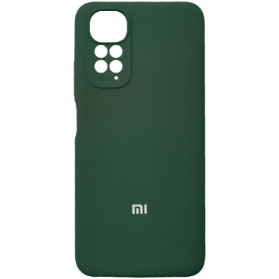 Купить чохол original soft full case hq with frame для xiaomi redmi note 11/note 11s - dark green онлайн