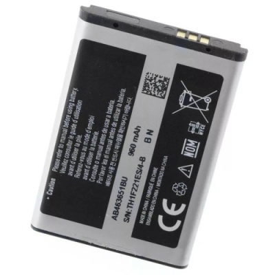 акумулятор (aa premium) для samsung gt-s5610 / s3650 / sgh-l700 / ab463651be / ab463651bu (960mah)