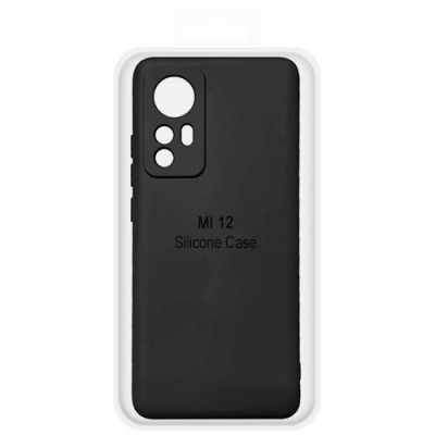 Купить чохол soft silicone case full для xiaomi 12 (чорний) онлайн