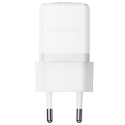 мережевий зарядний пристрій baseus palm fast charger (e0116400) 1type-c/20w/pd +(type-c - lightning 20w) (білий) 