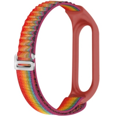ремінець для xiaomi mi band 3/4 alpine loop (веселка) 