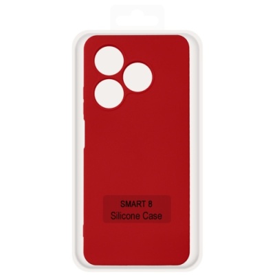Купить чохол soft silicone case full для infinix smart 8 (red) онлайн