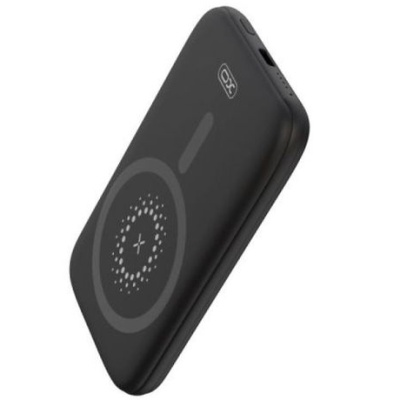 додаткова батарея power bank xo pr153 pd20w magnetic wireless 15w type-c 5000mah (чорний) 