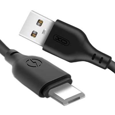 кабель xo nb103 usb - microusb 2.1a/1m (чорний) 