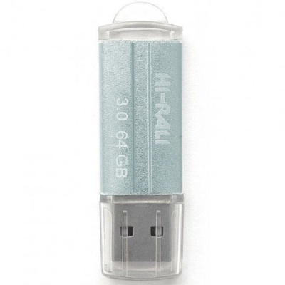 usb флеш-накопичувач hi-rali corsair 64gb (сталевий) 