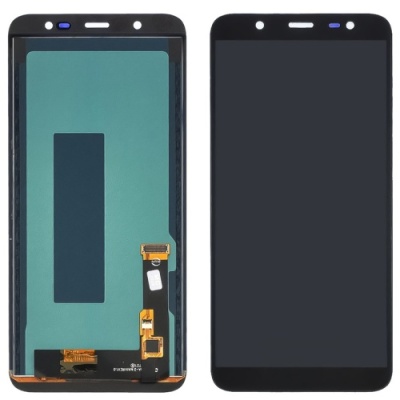 дисплей для samsung j810 galaxy j8 (2018) з чорним тачскріном oled