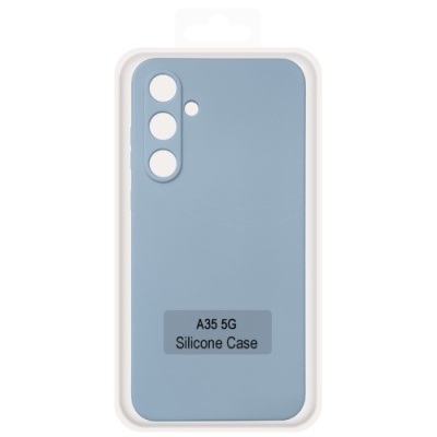 Купить чохол soft silicone case full для samsung a356 galaxy a35 5g (світло-синій) онлайн