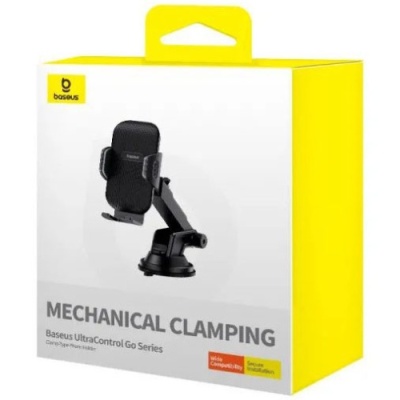 Автотримач Baseus UltraControl Go Series Clamp-Type (Suction Cup Version) (C40361600111-00) (black)