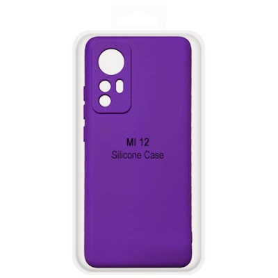 Купить чохол soft silicone case full для xiaomi 12 (бузковий) онлайн